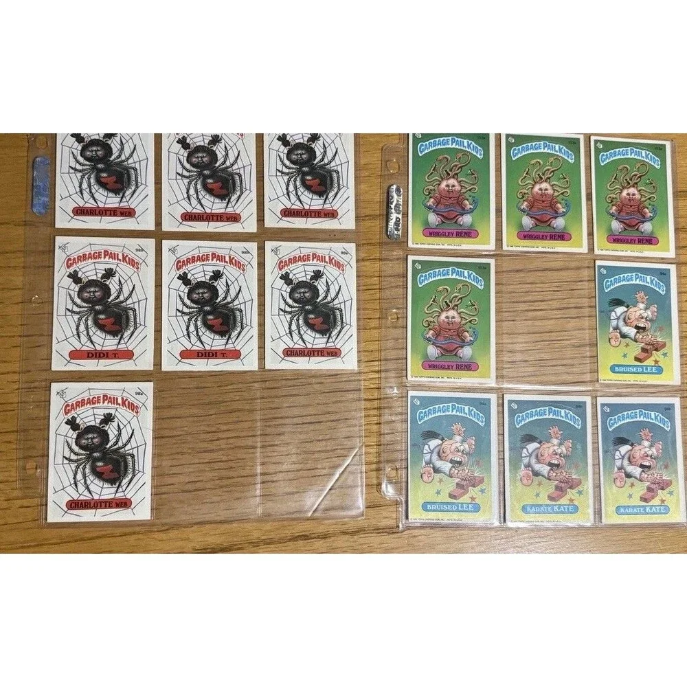 183 VTG 1986 Garbage Pail Kids Lot Series 3 & 4 GPK Topps Bulk Set Builder Dups